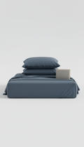 Slate blue Tencel bedding bundle