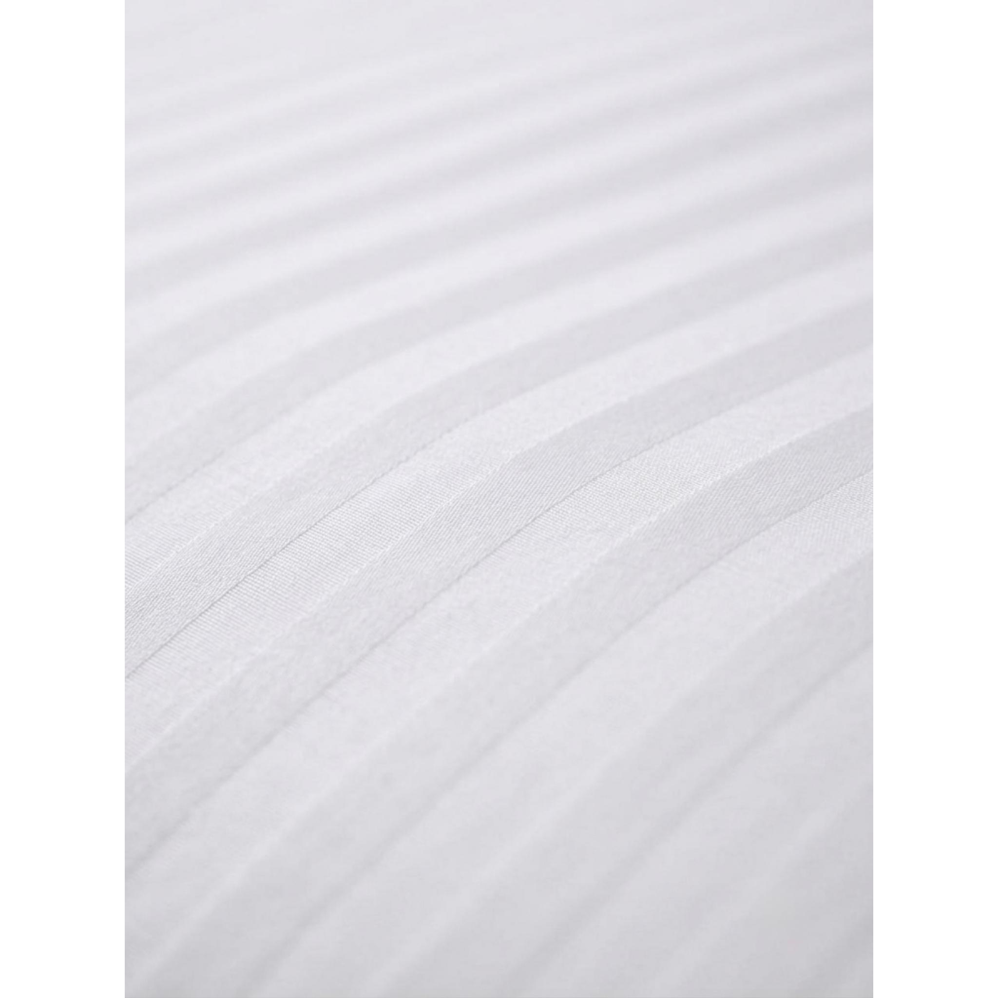 Safaa | White Striped 100% Cotton Bedsheet Set, 450 Thread Count