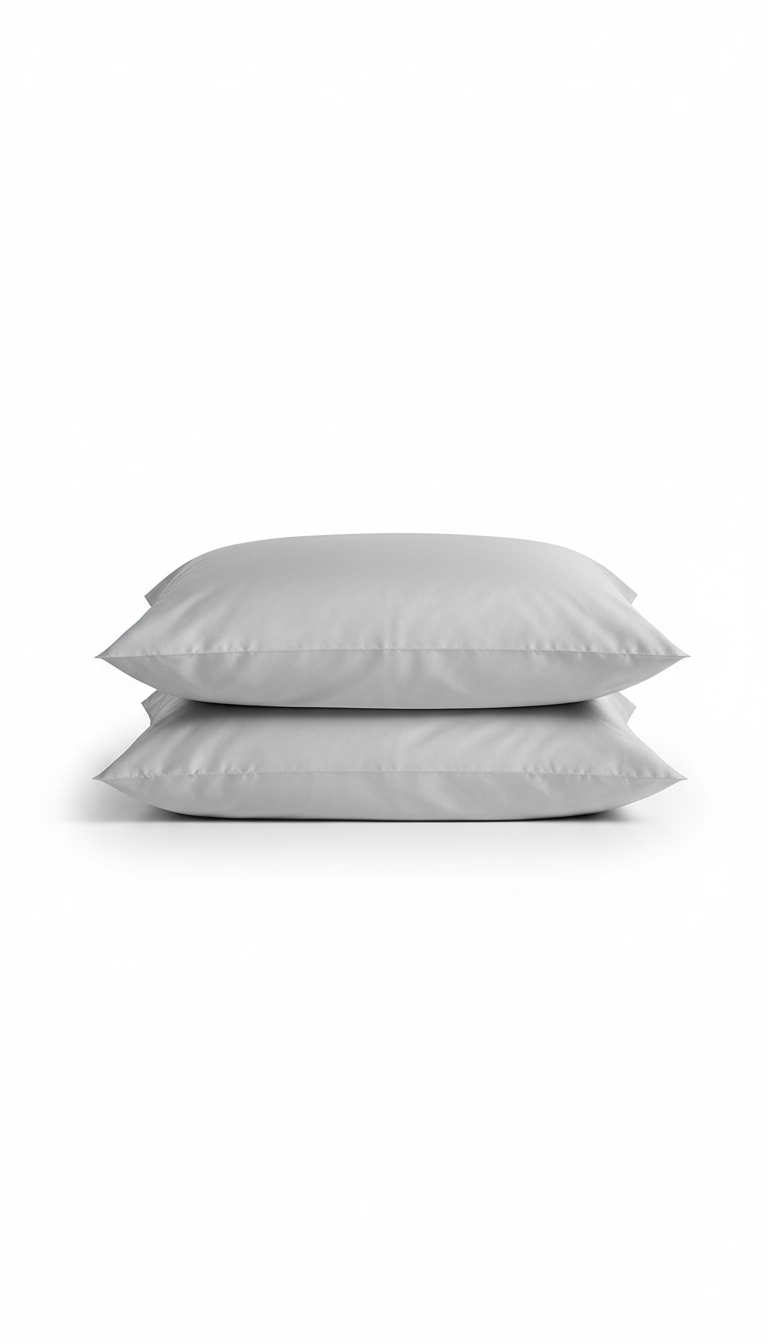 Urban silver pillow pair